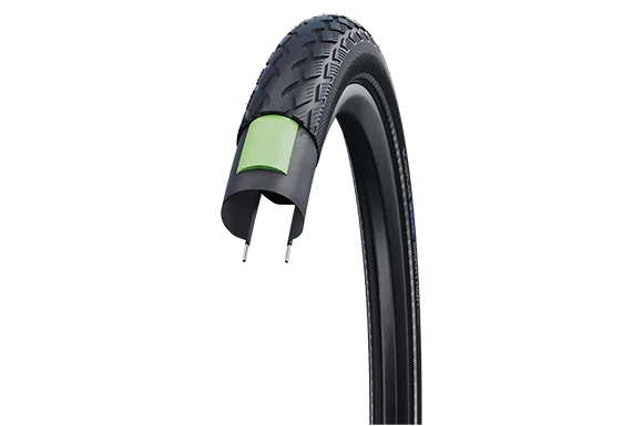 Schwalbe - DIŞ LASTİK 16X1.35 MARATHON ( 5 FAKTÖR PATLAMAYA DİRENÇLİ ) BROMPTON UYUMLU GREENGUARD 11100147